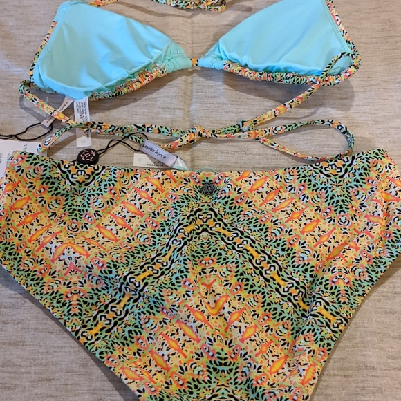 Nanette Lepore Tankini Bikini 3 piece set NWT XS - Picture 11 of 15